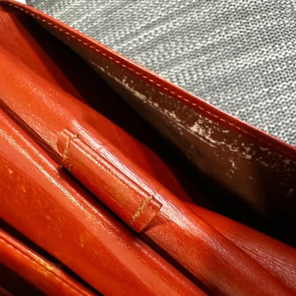 Louis Vuitton Epi Leather Cognac Brown Long Wallet Clutch - Picture 4 of 12